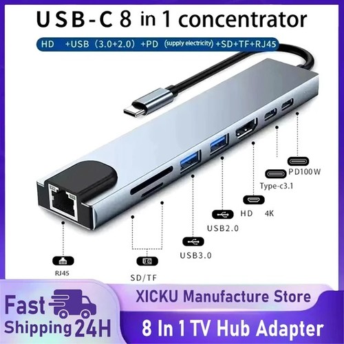 Usb hub 1 adapter - adapter, 4k
