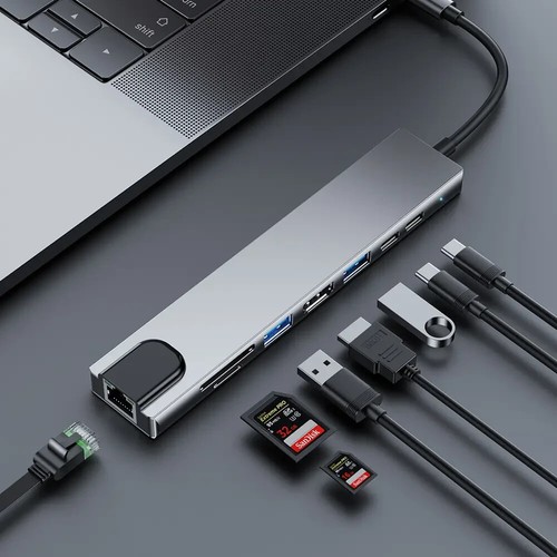 Usb hub 1 - usb-c, 4k