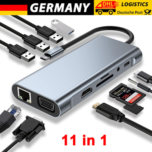 Usb typ c - hub, rj45