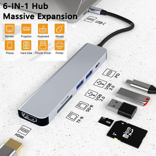 6in1 usb hub adapter hdmi - 6in1, 4k