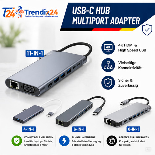 Kebidumei usb c hub - usb-c,