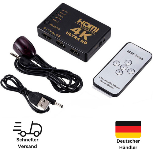 Hdmi switch splitter 5in1 - switch,