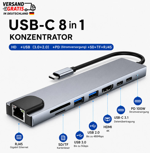 Usb hub 1 - hub, adapter