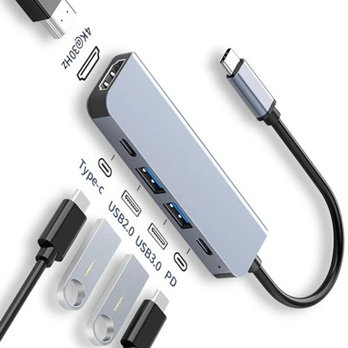 Usb 6in1 hub - usb-c,