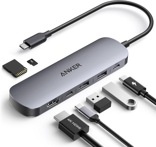 Anker 7in1 usb hub 60hz - hub, 4k