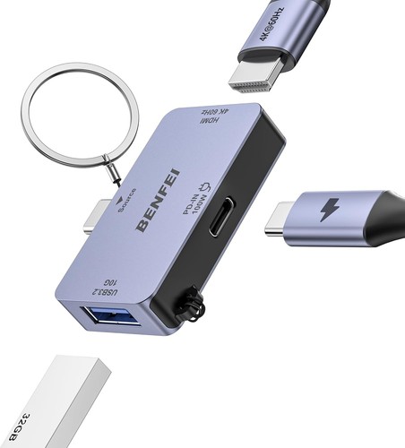 Benfei usb hub 3in1 - benfei,