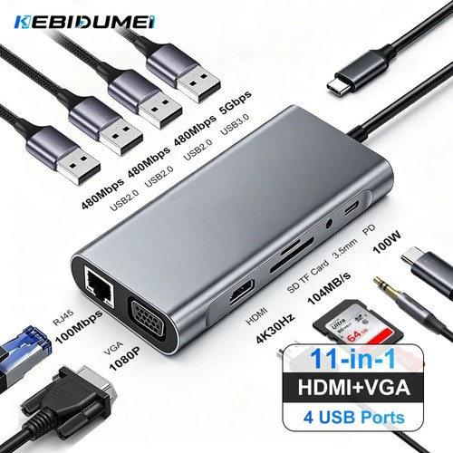 Usb hub in 1 - hub, 11-in-1