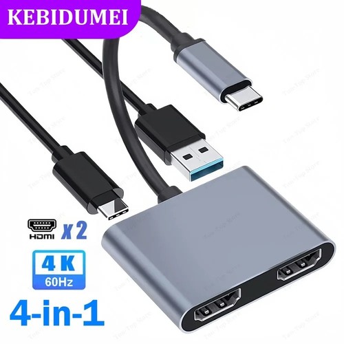 Usb hub 4in1 2x - 4in1,