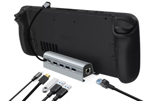 Usb hub für steam deck - usb-c, hdmi