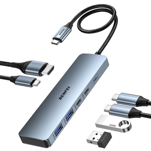 Usb hub mit - usb, hdmi