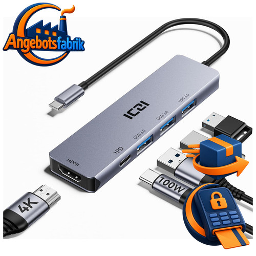 Usb hdmi hub 1 5gbps - 5, in