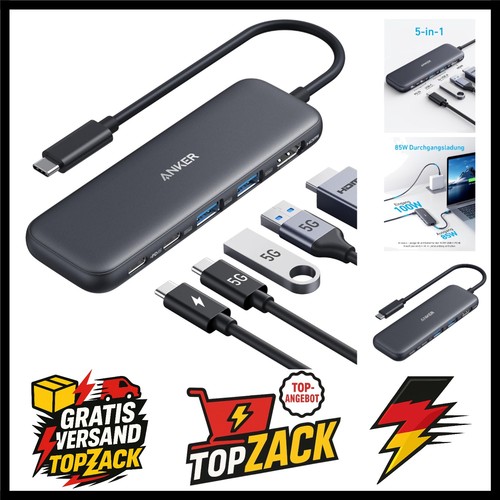 332 usb hub - hub, 5-in-1