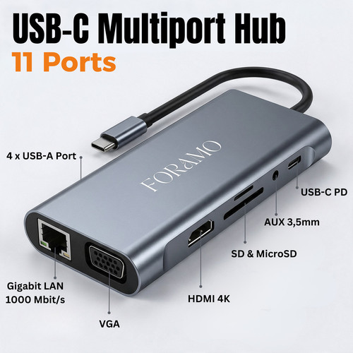 Foramo usb in - foramo, 11-in-1