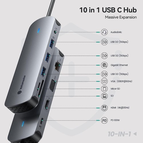 Dockingstation multiport usb - usb, c