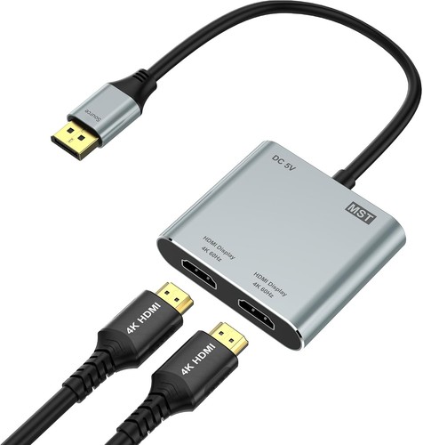 Displayport dual hdmi splitter - dual,