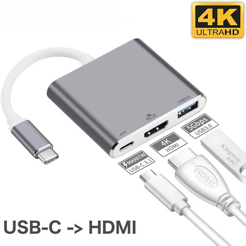 Usb typ hub - zu, hdmi