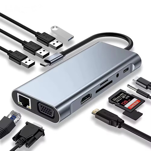 Usb hub 11in1 hdmi - c,